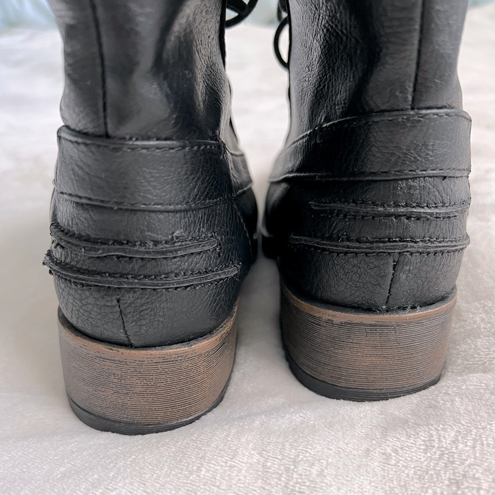 🖤Winter Ready! Nirvana Combat Boot by Crown Vintage - Picture 7 of 12